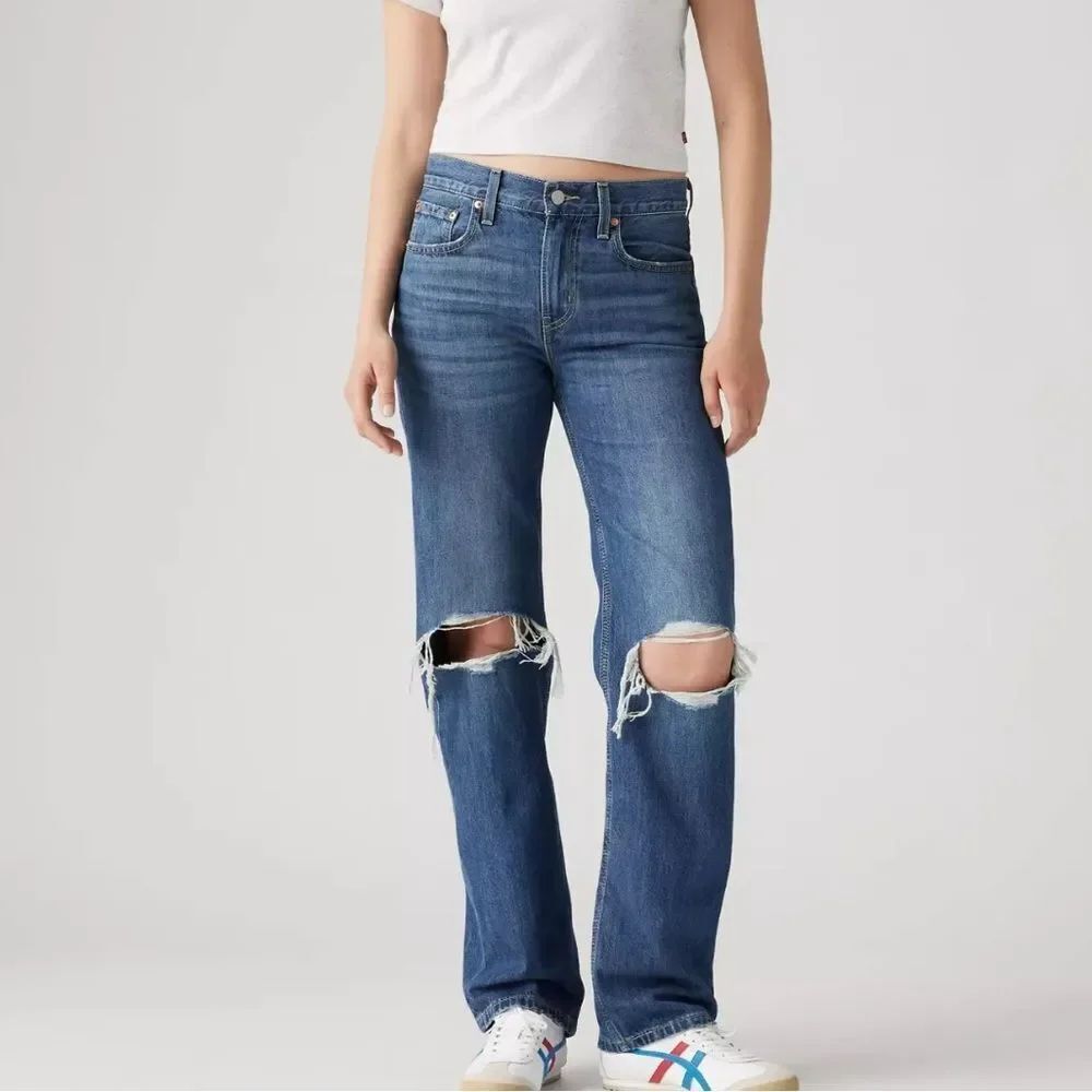 Levi’s Low Pro Straight Jeans Dark Wash Women’s 26